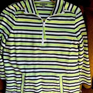 Talbot 3/4 zip casual top